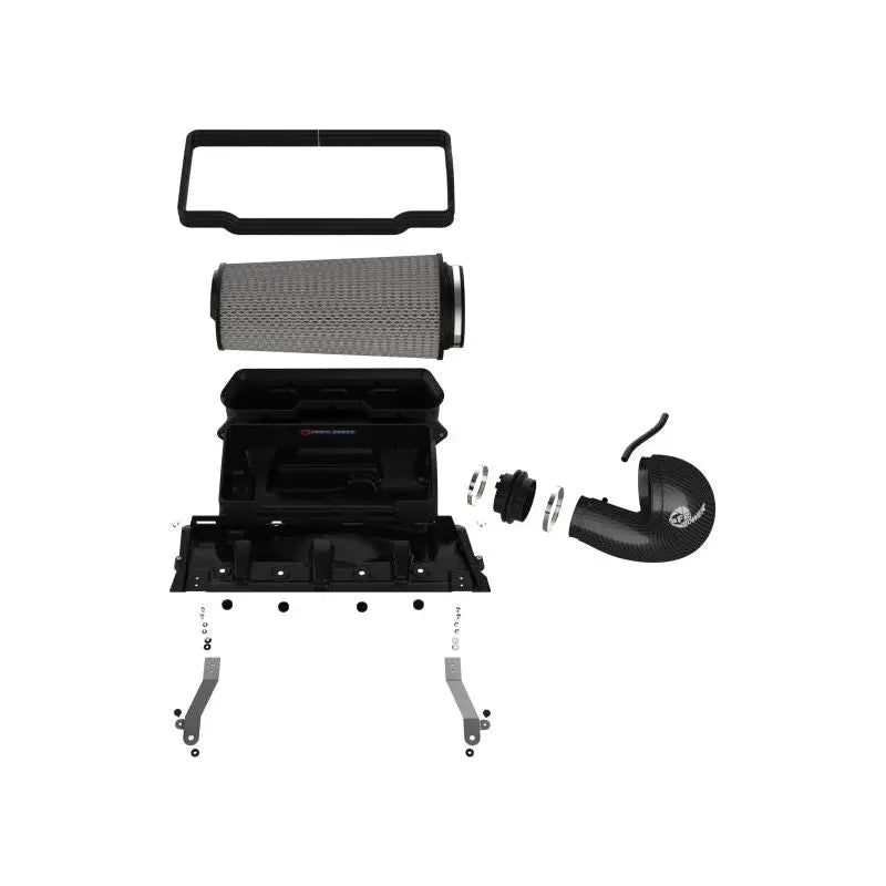aFe 2021-2024 RAM 1500 TRX Track Series Carbon Fiber Cold Air Intake System w/ Pro DRY S - Get it from Bo