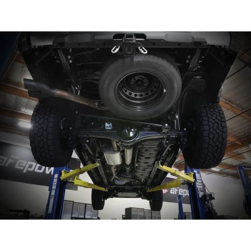 aFe 2022 Toyota Tundra V6-3.5L (tt) Vulcan Series 2.5in to 3in 304 SS Cat-Back Exhaust w/ Black Tip - Get it from Bo
