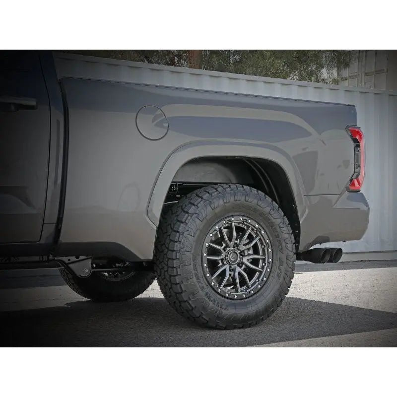 aFe 2022 Toyota Tundra V6-3.5L (tt) Vulcan Series 2.5in to 3in 304 SS Cat-Back Exhaust w/ Black Tip - Get it from Bo