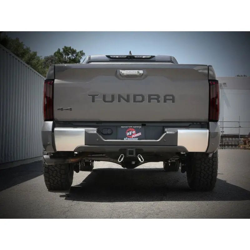 aFe 2022 Toyota Tundra V6-3.5L (tt) Vulcan Series 2.5in to 3in 304 SS Cat-Back Exhaust w/ Black Tip - Get it from Bo