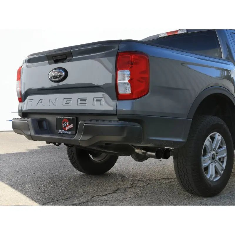 aFe 2024+ Ford Ranger L4-2.3L (t) Vulcan Series 2.5in to 3in Cat-Back Exhaust w/ Black Tip - Get it from Bo
