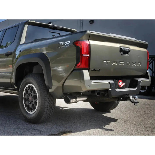 aFe 2024 Toyota Tacoma L4 2.4L Apollo Series 2.5-3in 409 SS Steel Cat-Back Exhaust w/Black Tips - Get it from Bo