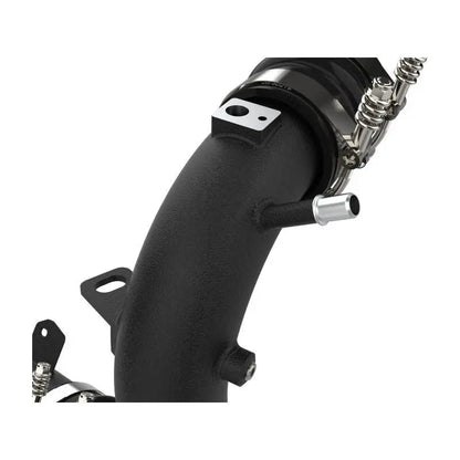 aFe 21-23 Ford Bronco V6-2.7Ltt BladeRunner Alum Hot &amp; Cold Charge Pipe Kit - Black - Get it from Bo