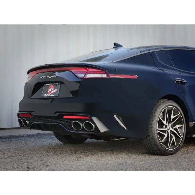 aFe 22-23 Kia Stinger L4-2.5L Turbo Gemini XV 3in to Dual 2-1/2in Cat-Back Exhaust System w/ Cut-Out - Get it from Bo