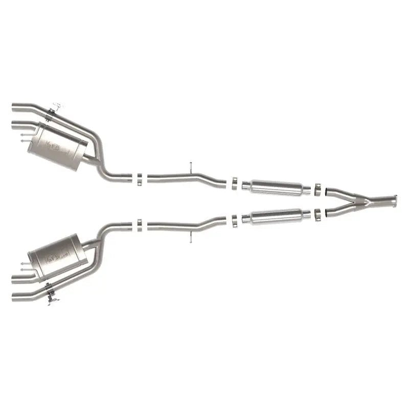 aFe 22-23 Kia Stinger L4-2.5L Turbo Gemini XV 3in to Dual 2-1/2in Cat-Back Exhaust System w/ Cut-Out - Get it from Bo