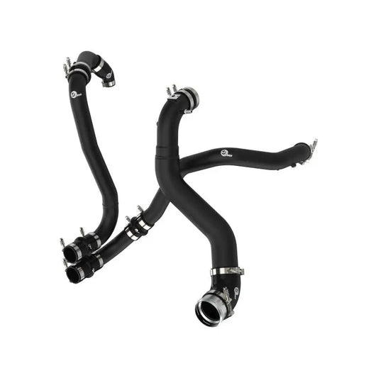 aFe BladeRunner 21-22 Ford F-150 Ecoboost V6-3.5L(tt) Aluminum Hot and Cold Charge Pipe Kit Black - Get it from Bo