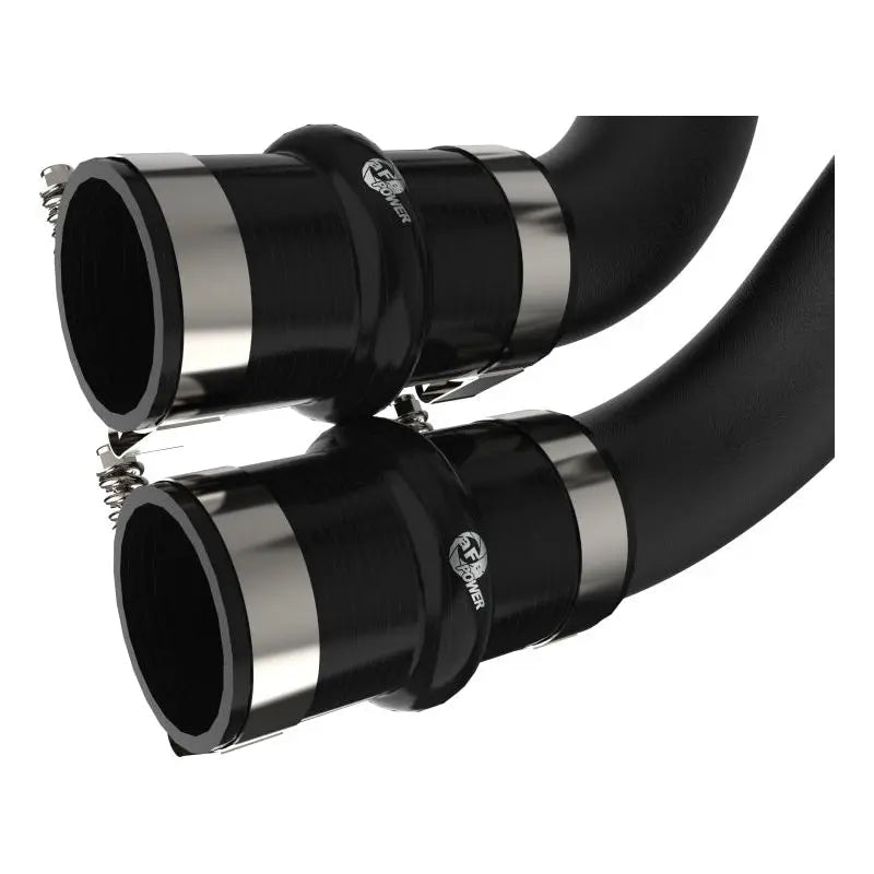 aFe BladeRunner 21-22 Ford F-150 Ecoboost V6-3.5L(tt) Aluminum Hot and Cold Charge Pipe Kit Black - Get it from Bo