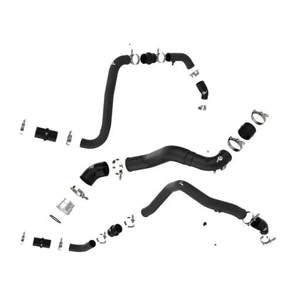 aFe BladeRunner 21-22 Ford F-150 Ecoboost V6-3.5L(tt) Aluminum Hot and Cold Charge Pipe Kit Black - Get it from Bo