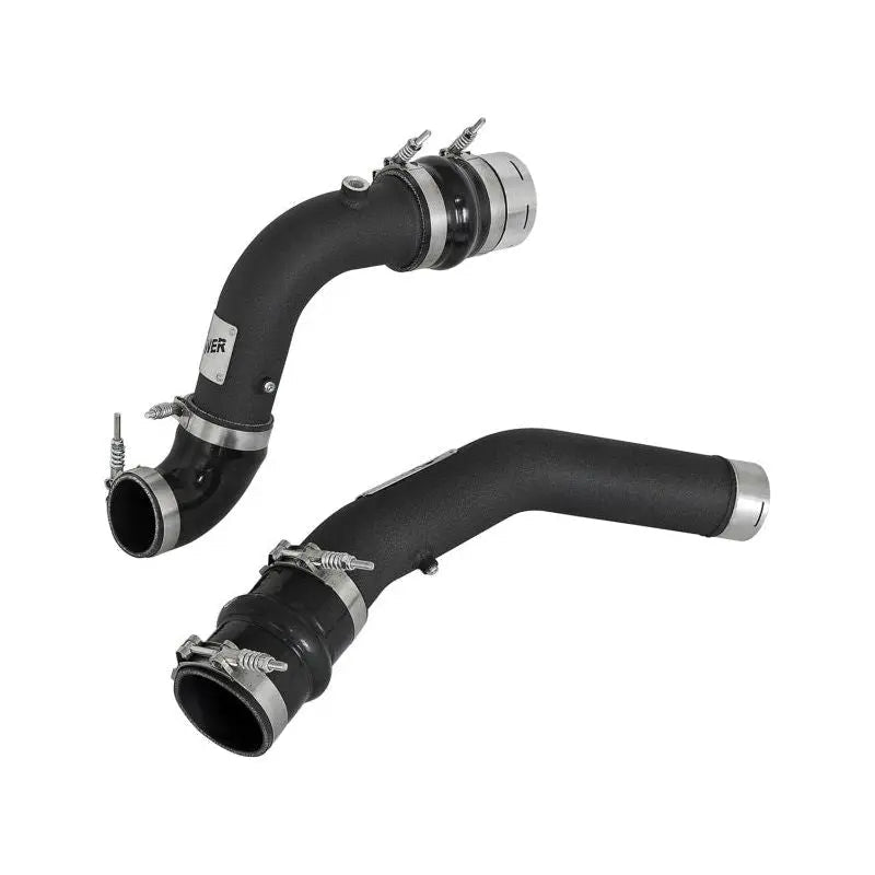aFe Bladerunner 3in Hot and Cold Side Black Intercooler Tubes 2017 Ford Diesel Trucks V8 6.7L (td) - Get it from Bo