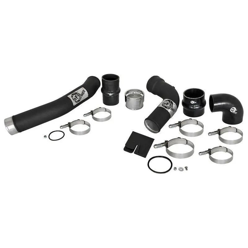 aFe Bladerunner 3in Hot and Cold Side Black Intercooler Tubes 2017 Ford Diesel Trucks V8 6.7L (td) - Get it from Bo