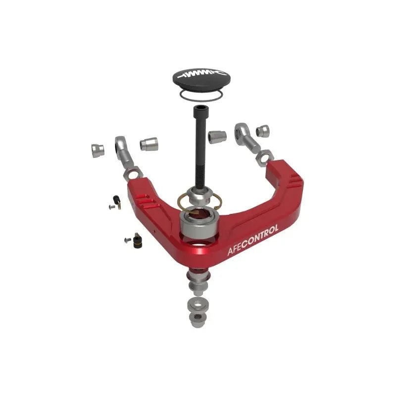 aFe Control 05-23 Toyota Tacoma Upper Control Arms - Red Anodized Billet Aluminum - Get it from Bo