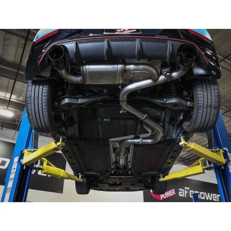 aFe Hyundai Veloster N 21-22 L4-2.0L (t) Takeda Cat-Back Exhaust System- Black Tips - Get it from Bo
