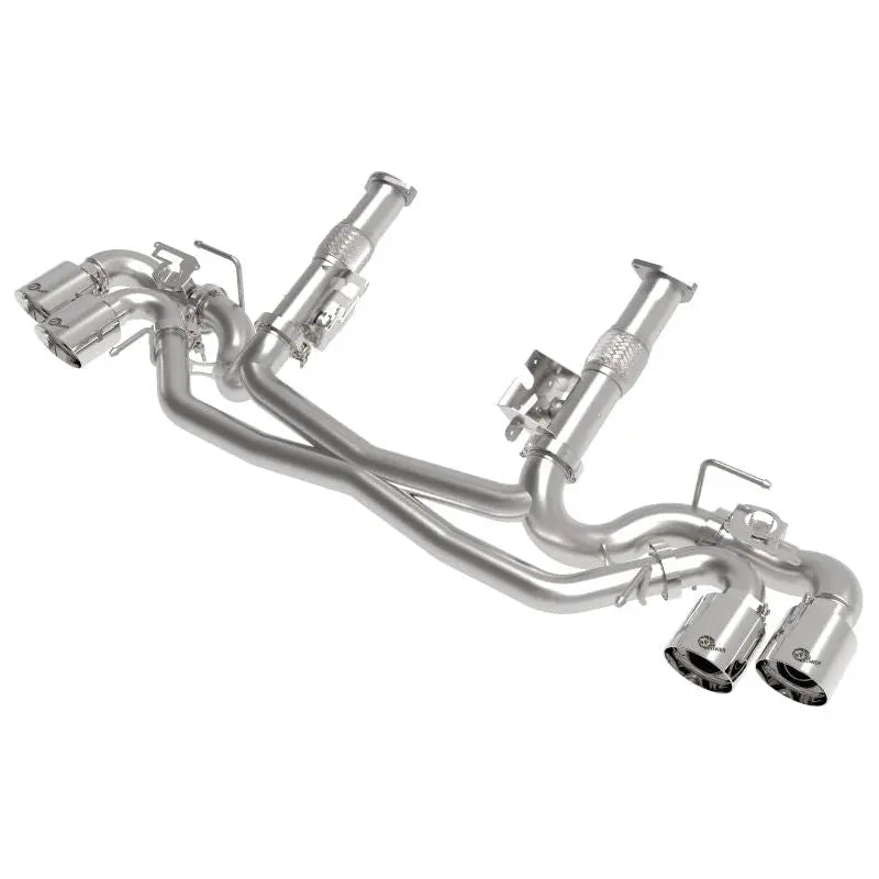 AFe MACH Force-Xp 304 Stainless Steel Cat-Back Exhaust Polished 2020 Chevrolet Corvette C8 - Get it from Bo