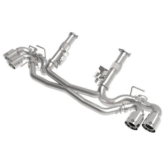 AFe MACH Force-Xp 304 Stainless Steel Cat-Back Exhaust Polished 2020 Chevrolet Corvette C8 - Get it from Bo