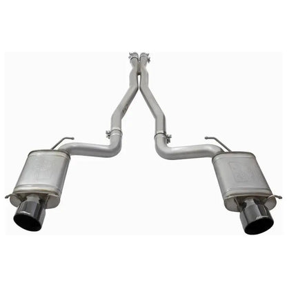 aFe Mach Force-Xp 3in CB Stainless Steel Dual Exhaust System w/ Black Tips 09-15 Cadillac CTS-V - Get it from Bo