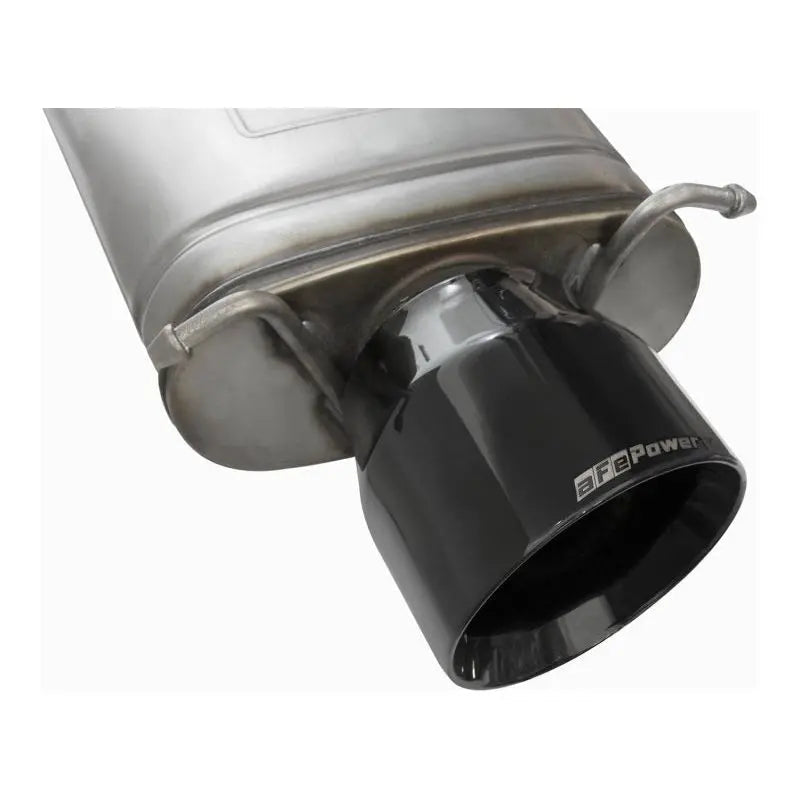 aFe Mach Force-Xp 3in CB Stainless Steel Dual Exhaust System w/ Black Tips 09-15 Cadillac CTS-V - Get it from Bo