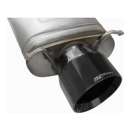 aFe Mach Force-Xp 3in CB Stainless Steel Dual Exhaust System w/ Black Tips 09-15 Cadillac CTS-V - Get it from Bo