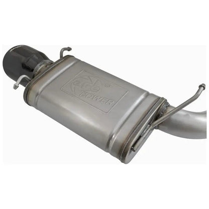 aFe Mach Force-Xp 3in CB Stainless Steel Dual Exhaust System w/ Black Tips 09-15 Cadillac CTS-V - Get it from Bo