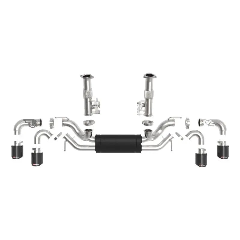 aFe MACH Force-Xp 3in to 2-1/2in 304SS Cat-Back 2020 Chevy Corvette (C8) 6.2L - Carbon Fiber Tip - Get it from Bo