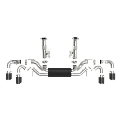 aFe MACH Force-Xp 3in to 2-1/2in 304SS Cat-Back 2020 Chevy Corvette (C8) 6.2L - Carbon Fiber Tip - Get it from Bo