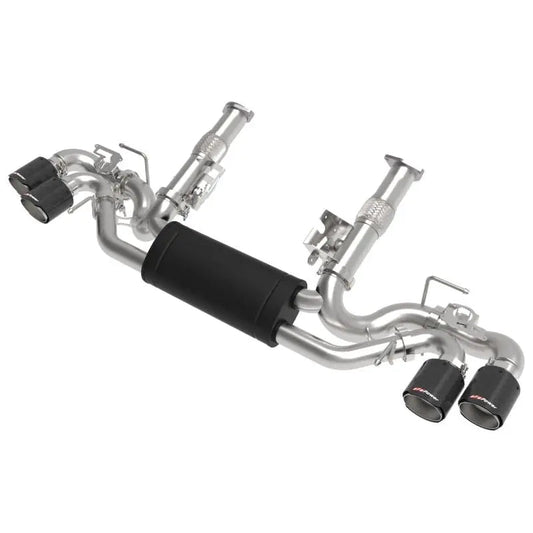 aFe MACH Force-Xp 3in to 2-1/2in 304SS Cat-Back 2020 Chevy Corvette (C8) 6.2L - Carbon Fiber Tip - Get it from Bo