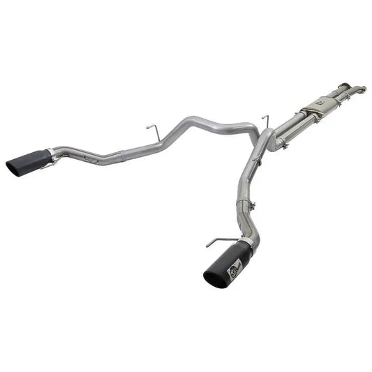aFe MACHForce XP 3in 409-SS Exhaust Cat-Back 2017 Ford F-150 Raptor V6-3.5L (tt) w/ Black Tip - Get it from Bo