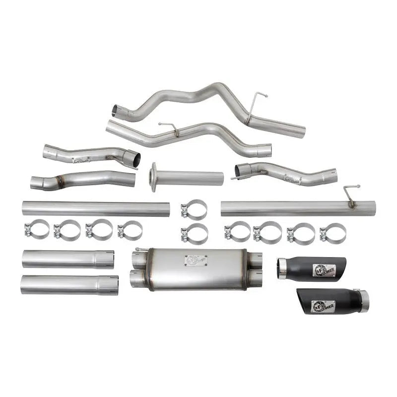 aFe MACHForce XP 3in 409-SS Exhaust Cat-Back 2017 Ford F-150 Raptor V6-3.5L (tt) w/ Black Tip - Get it from Bo