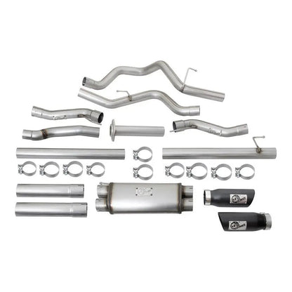 aFe MACHForce XP 3in 409-SS Exhaust Cat-Back 2017 Ford F-150 Raptor V6-3.5L (tt) w/ Black Tip - Get it from Bo