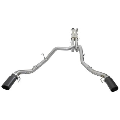 aFe MACHForce XP 3in 409-SS Exhaust Cat-Back 2017 Ford F-150 Raptor V6-3.5L (tt) w/ Black Tip - Get it from Bo