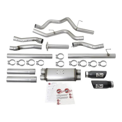 aFe MACHForce XP 3in 409-SS Exhaust Cat-Back 2017 Ford F-150 Raptor V6-3.5L (tt) w/ Black Tip - Get it from Bo