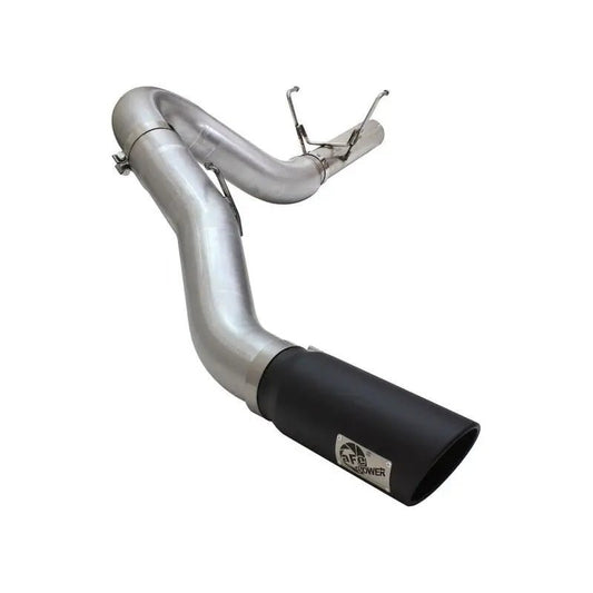 aFe MACHForce XP Exhaust Large Bore 5in DPF-Back SS 13-15 Dodge Trucks L6-6.7L (td) *Black Tip - Get it from Bo
