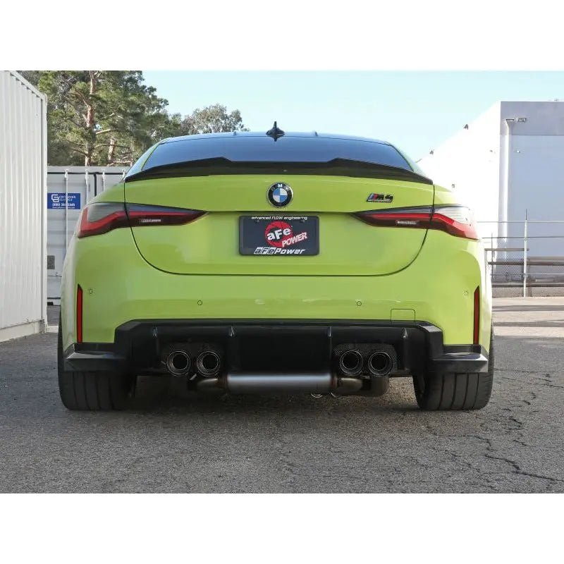 aFe MACHForce XP Exhausts Cat-Back SS 19-21 BMW M2 Competition L6-3.0L w/Carbon Tips - Get it from Bo