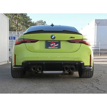 aFe MACHForce XP Exhausts Cat-Back SS 19-21 BMW M2 Competition L6-3.0L w/Carbon Tips - Get it from Bo