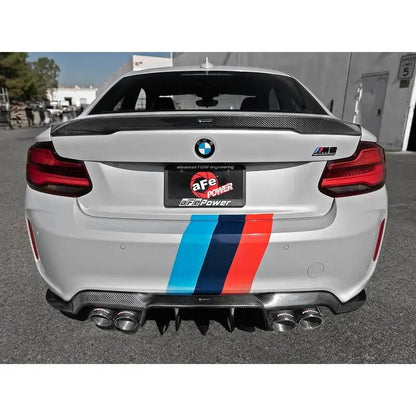 aFe MACHForce XP Exhausts Cat-Back SS 19-21 BMW M2 Competition L6-3.0L w/Carbon Tips - Get it from Bo