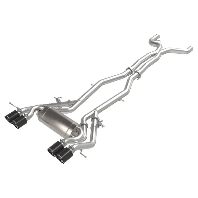 aFe MACHForce XP Exhausts Cat-Back SS 19-21 BMW M2 Competition L6-3.0L w/Carbon Tips - Get it from Bo
