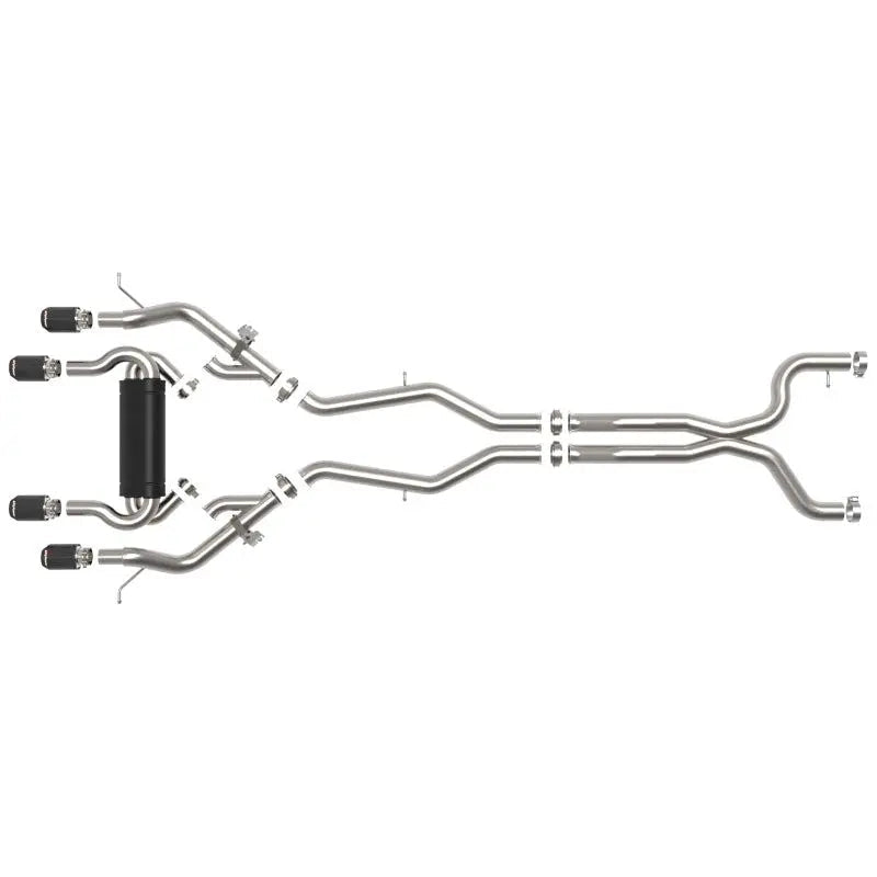 aFe MACHForce XP Exhausts Cat-Back SS 19-21 BMW M2 Competition L6-3.0L w/Carbon Tips - Get it from Bo