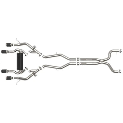 aFe MACHForce XP Exhausts Cat-Back SS 19-21 BMW M2 Competition L6-3.0L w/Carbon Tips - Get it from Bo