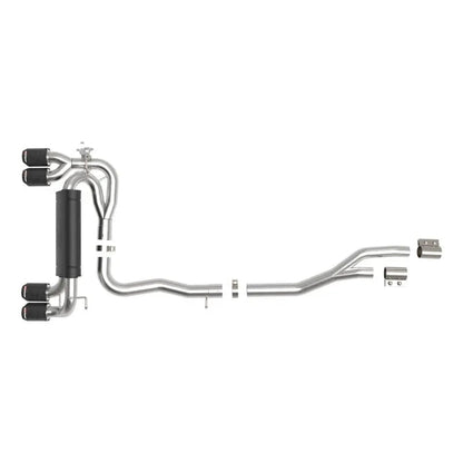 aFe MACHForce XP Exhausts Cat-Back SS 19-21 BMW M2 Competition L6-3.0L w/Carbon Tips - Get it from Bo