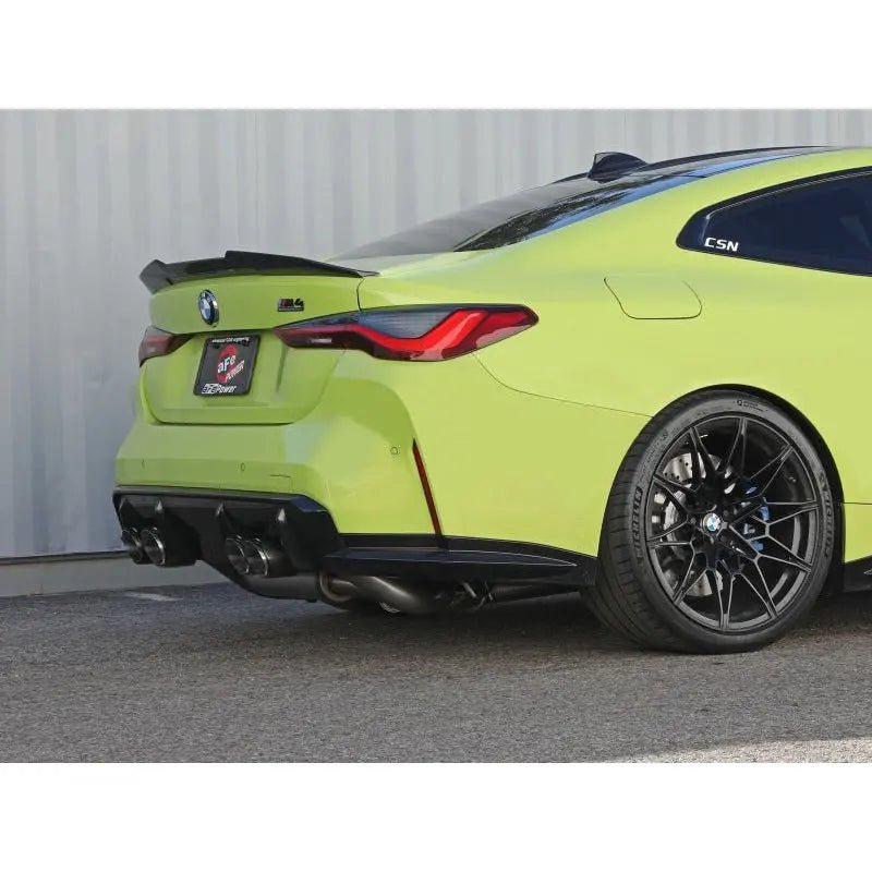 aFe MACHForce XP Exhausts Cat-Back SS 19-21 BMW M2 Competition L6-3.0L w/Carbon Tips - Get it from Bo
