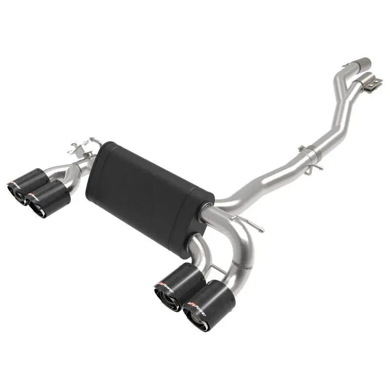 aFe MACHForce XP Exhausts Cat-Back SS 19-21 BMW M2 Competition L6-3.0L w/Carbon Tips - Get it from Bo