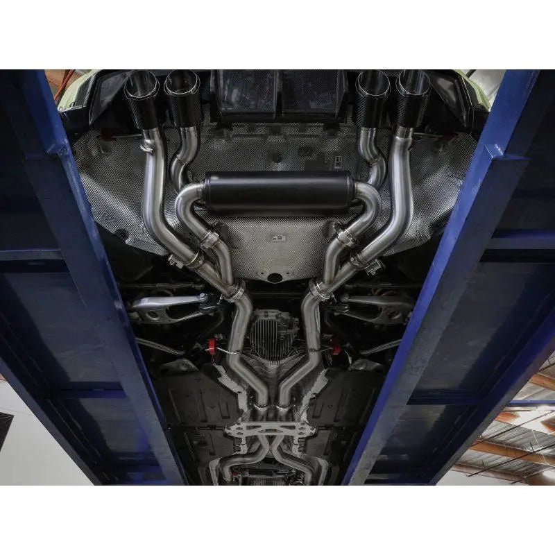 aFe MACHForce XP Exhausts Cat-Back SS 19-21 BMW M2 Competition L6-3.0L w/Carbon Tips - Get it from Bo