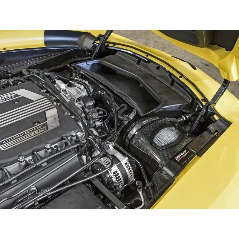 aFe Momentum Carbon Fiber Cold Air Intake System PDS/P5R 15-16 Chevrolet Corvette Z06 V8-6.2L - Get it from Bo