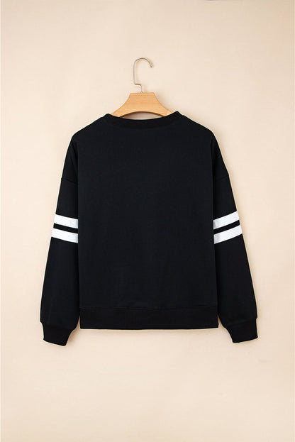 Taylor Striped Oversized Sweatshirt