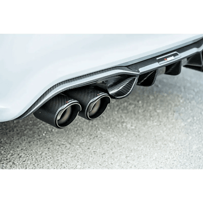 Akrapovic 2018+ BMW M2 Competition/M2 CS (F87N) Slip-On Line (Titanium) w/Carbon Fiber Tips - Get it from Bo