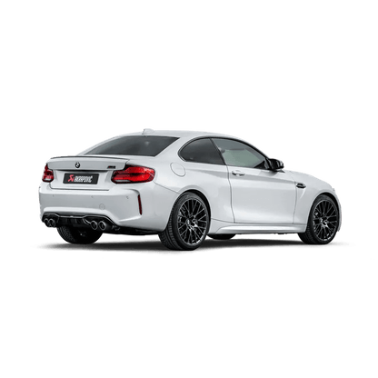 Akrapovic 2018+ BMW M2 Competition/M2 CS (F87N) Slip-On Line (Titanium) w/Carbon Fiber Tips - Get it from Bo
