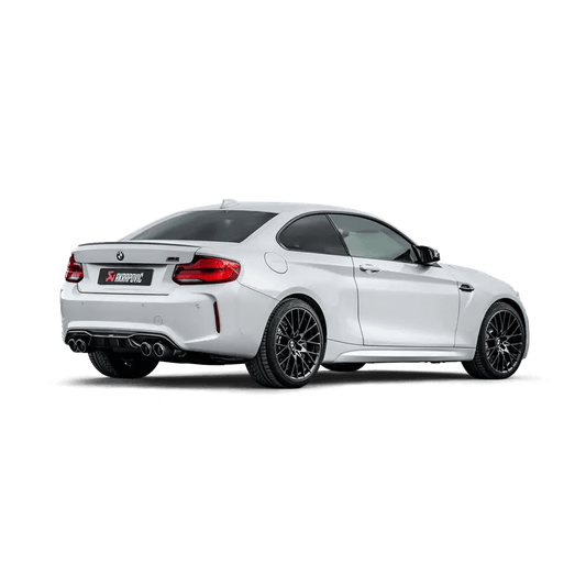 Akrapovic 2018+ BMW M2 Competition/M2 CS (F87N) Slip-On Line (Titanium) w/Carbon Fiber Tips - Get it from Bo