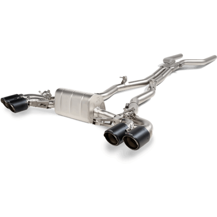 Akrapovic 2021 BMW M8/M8 Competition (F91/F92) Evolution Line Cat Back (Titanium) w/Carbon Tips - Get it from Bo