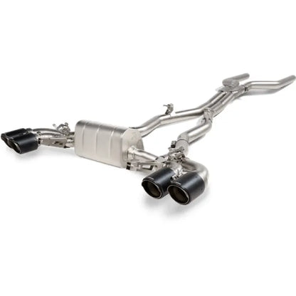 Akrapovic 2021 BMW M8/M8 Competition (F91/F92) Evolution Line Cat Back (Titanium) w/Carbon Tips - Get it from Bo
