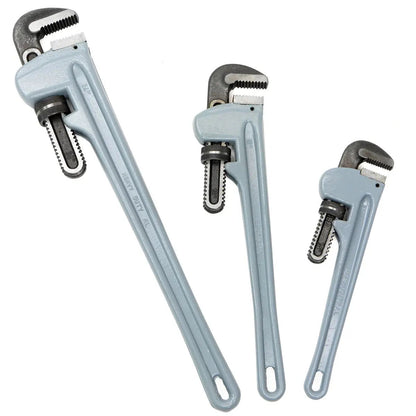 Aluminum Pipe Wrench Adjustable Jaw 14" 18" 24" Heavy Duty 3pc - Get it from Bo