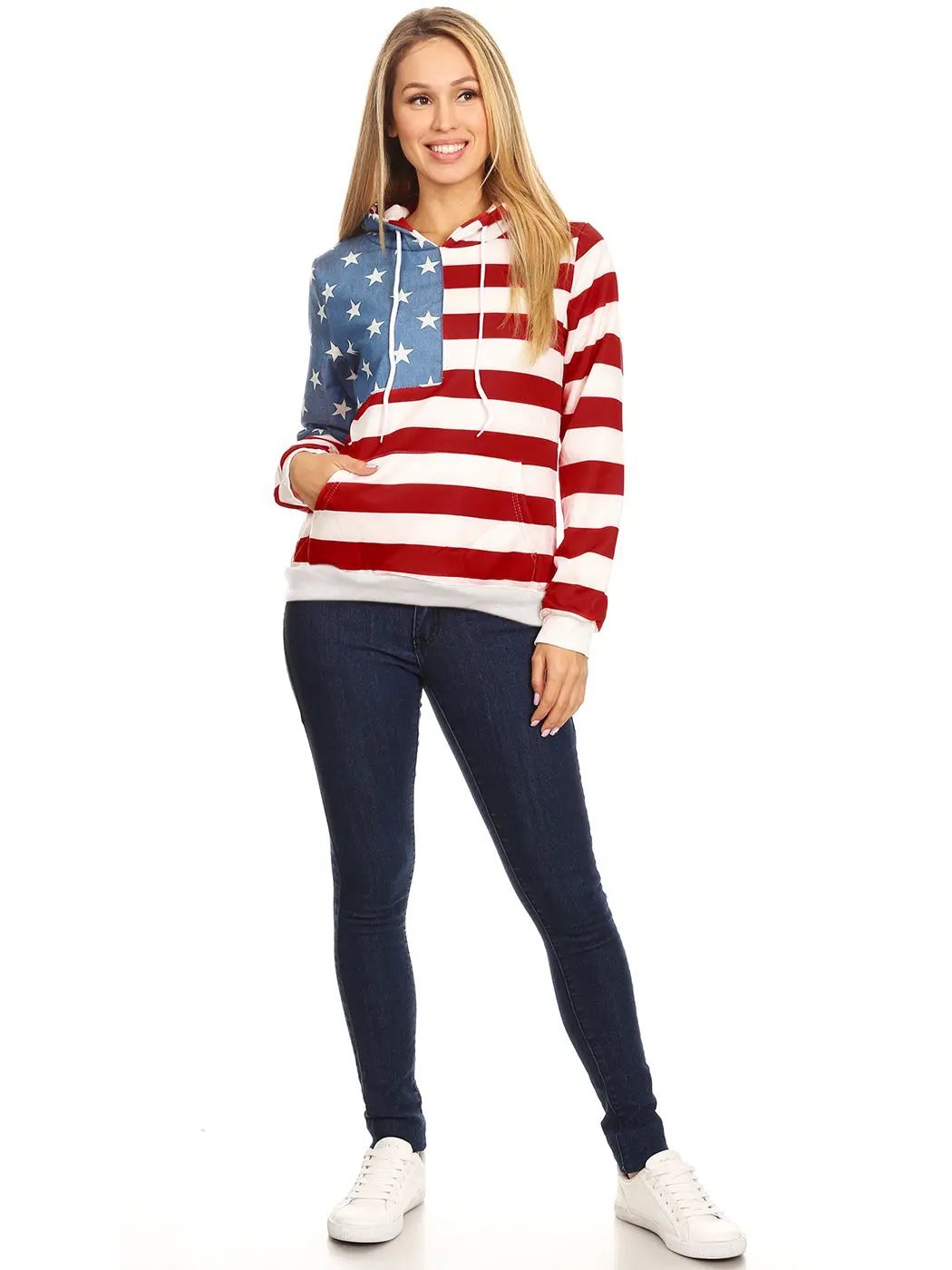 American Flag Hoodie Sweatshirt - Get it from Bo